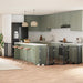 Hundeport sammenleggbar 9 paneler svart 450 cm poppeltre