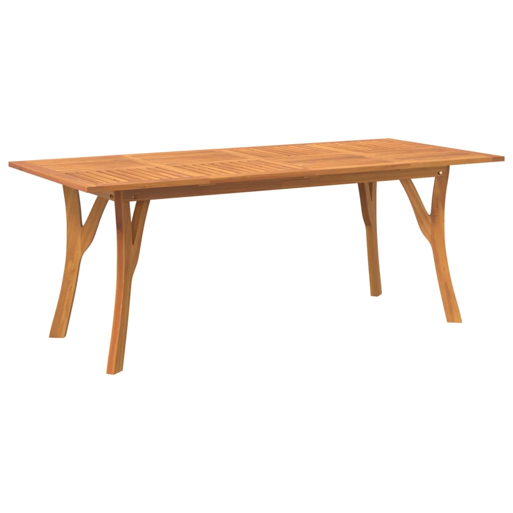 Hagebord 200x90x75 cm heltre akasie