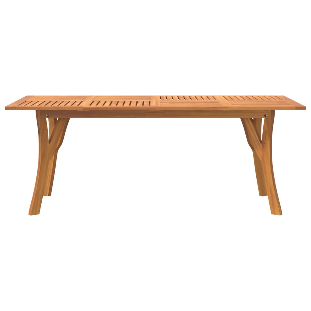 Hagebord 200x90x75 cm heltre akasie