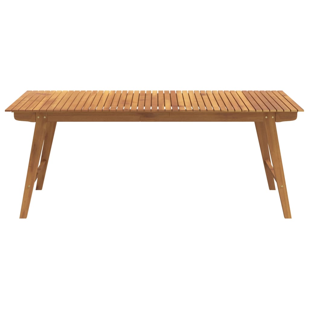 Hagebord 200x90x75 cm heltre akasie