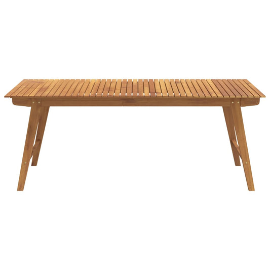 Hagebord 200x90x75 cm heltre akasie
