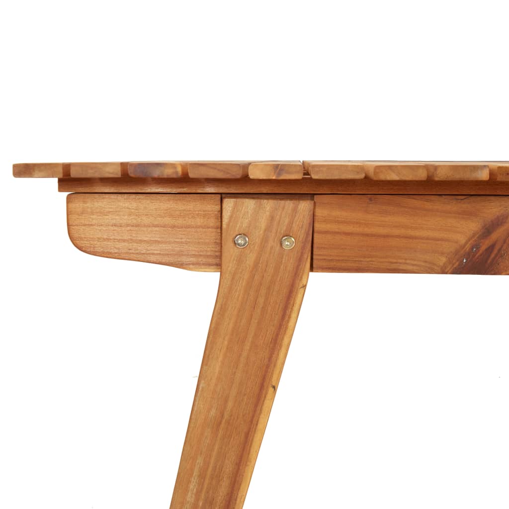 Hagebord 200x90x75 cm heltre akasie