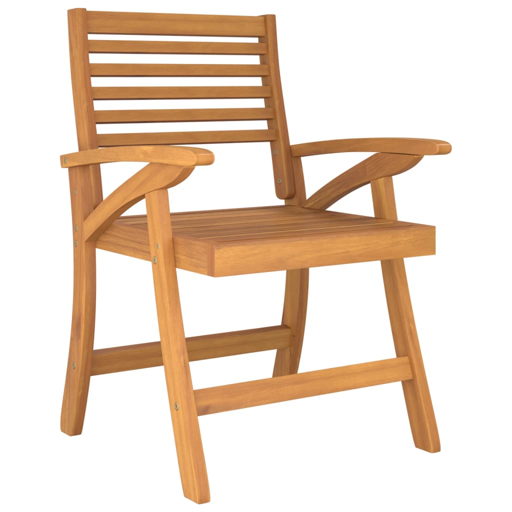 Hagestoler 2 stk 58x58x87 cm heltre akasie
