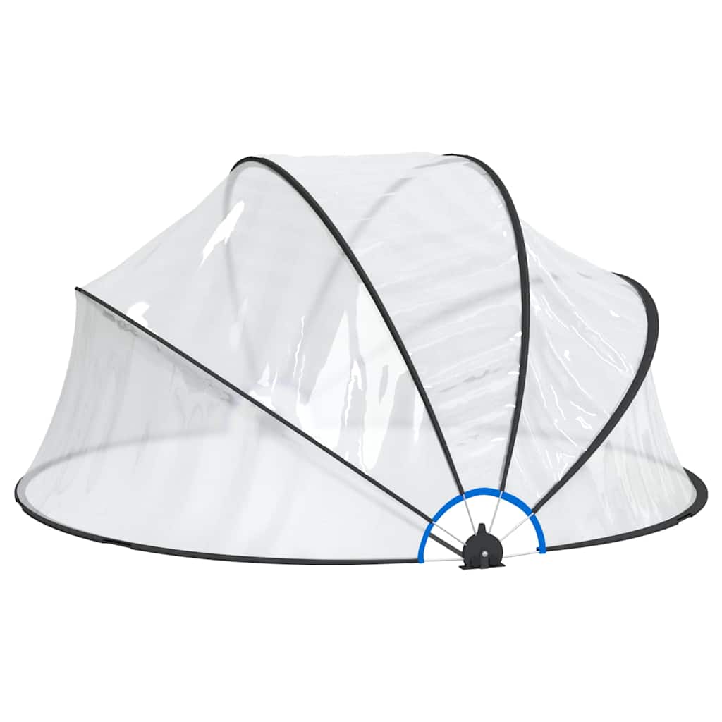 Bassengkuppel rund 315x158 cm PVC