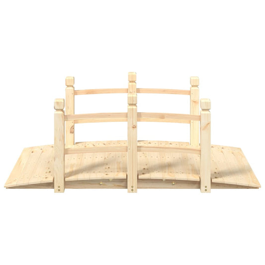 Hagebro med rekkverk 150x67x56cm heltre gran