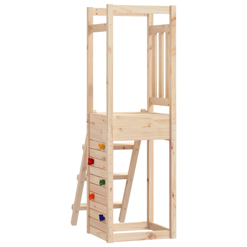 Utendørs lekesett 53x46,5x169 cm heltre furu