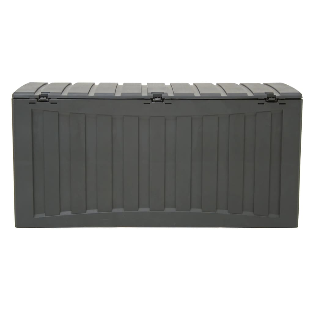 Oppbevaringsboks svart 118x53x57 cm polypropylen