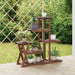 Blomsterstativ 110x25x96 cm heltre gran