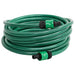 Bassengslange grønn 10 m PVC vidaXL