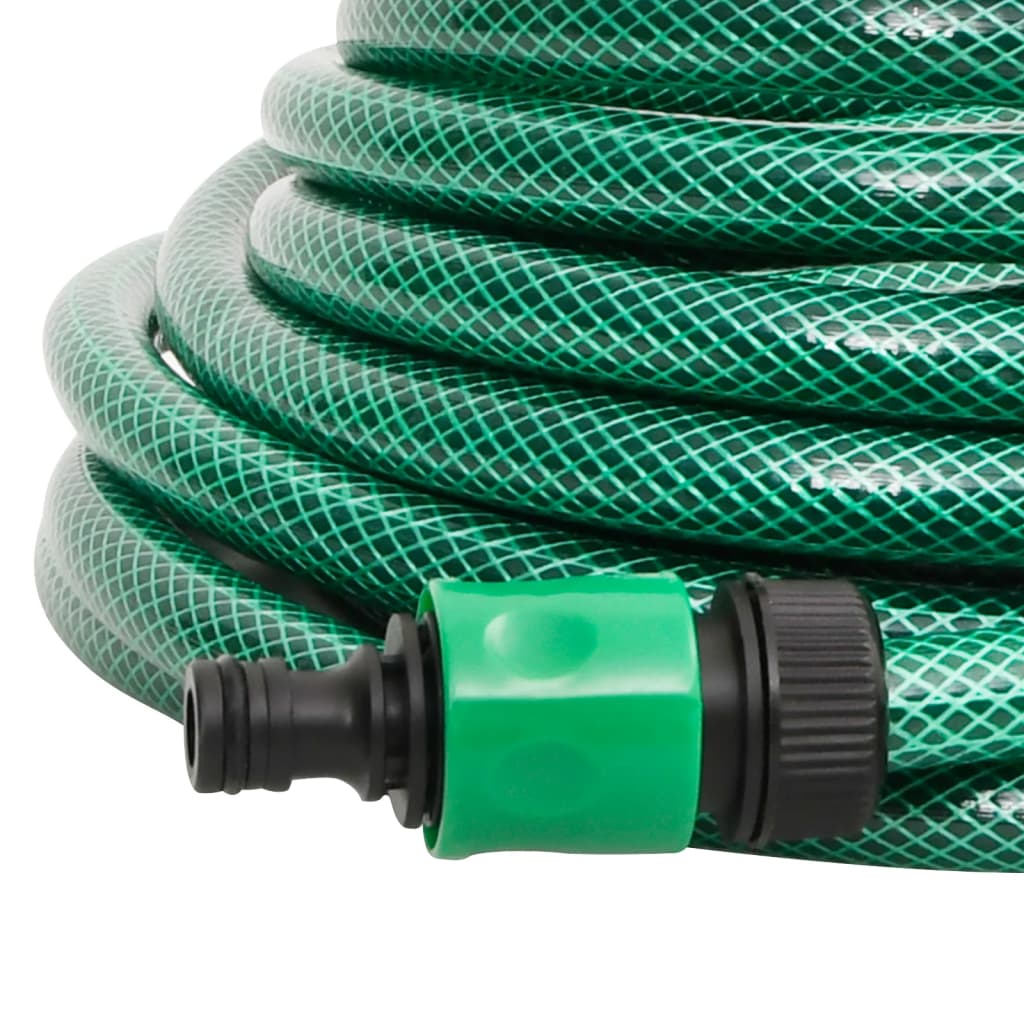 Bassengslange grønn 10 m PVC vidaXL