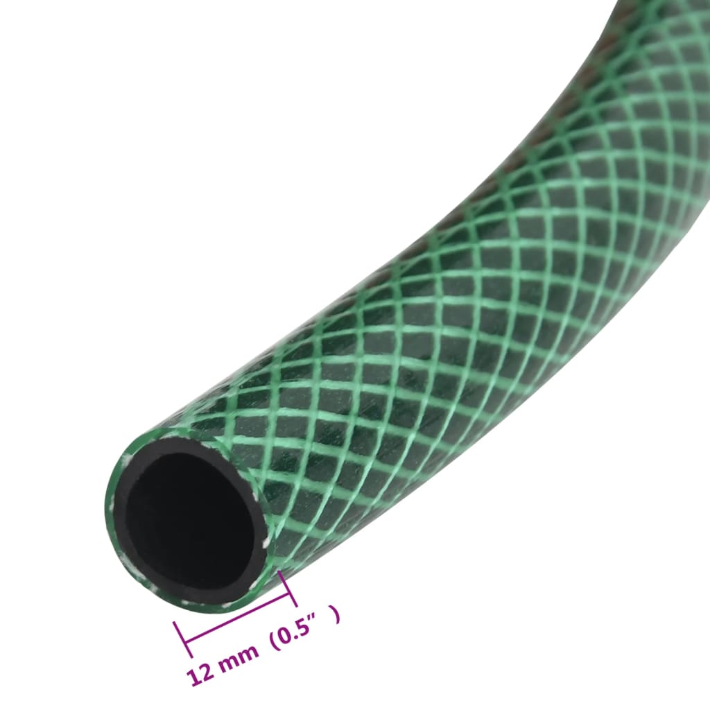 Bassengslange grønn 100 m PVC vidaXL