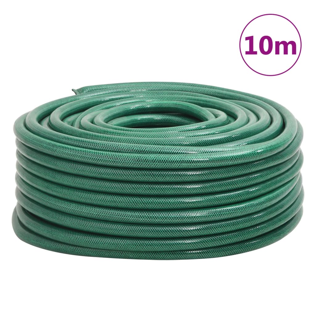 Hageslange grønn 1" 10 m PVC vidaXL