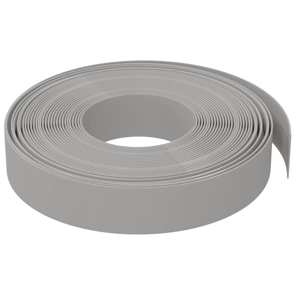 Hagekanter 2 stk grå 10 m 10 cm polyetylen