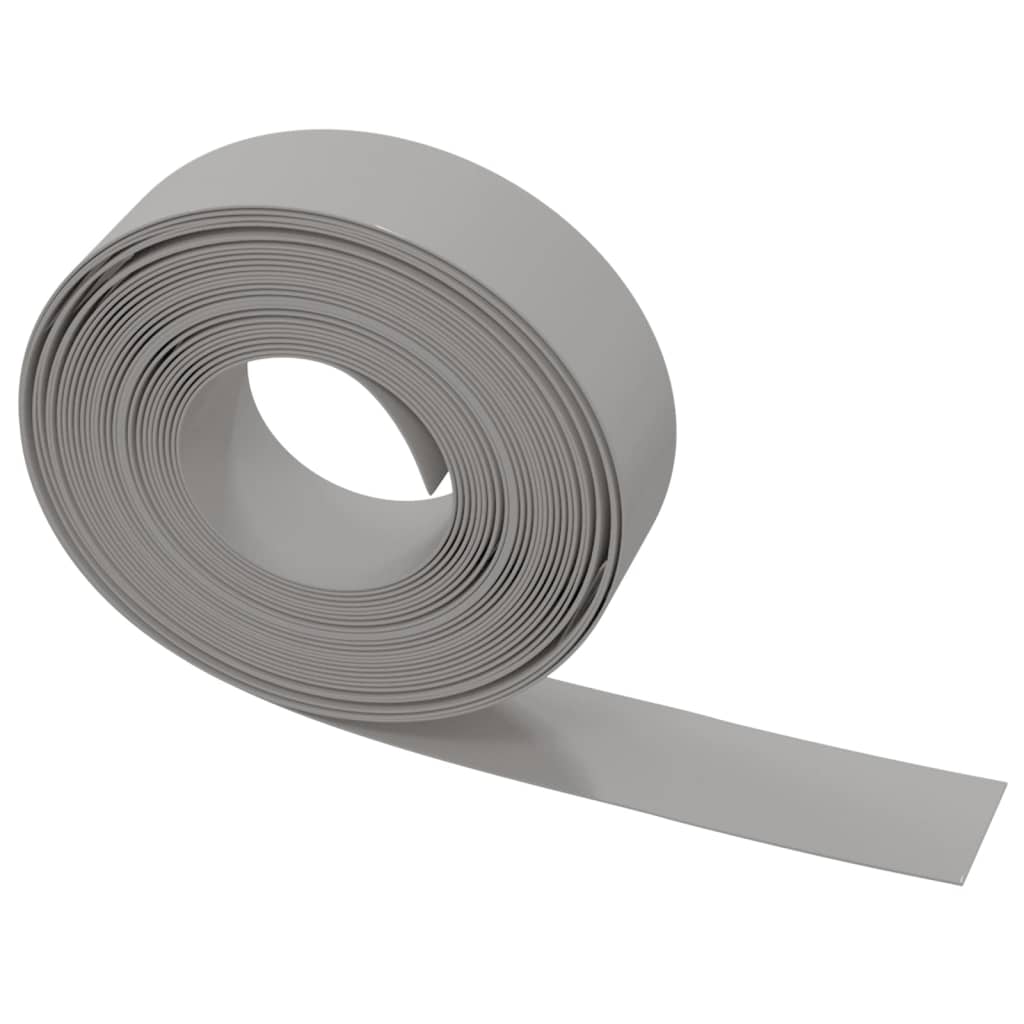 Hagekanter 4 stk grå 10 m 15 cm polyetylen