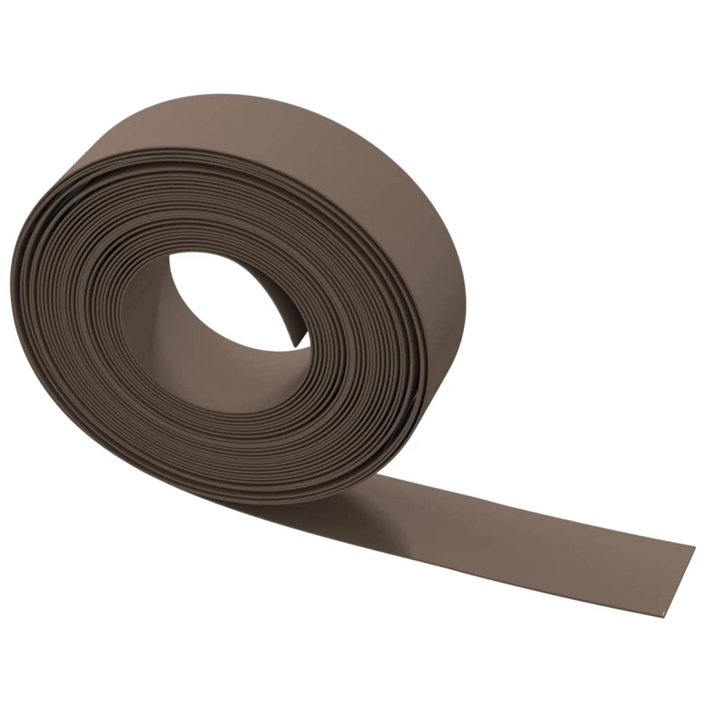 Hagekanter 2 stk brun 10 m 15 cm polyetylen