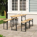 Sammenleggbart ølbord 170x50x75/105 cm heltre gran vidaXL
