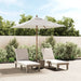 Hageparasoll med trestang sand 198x198x231 cm