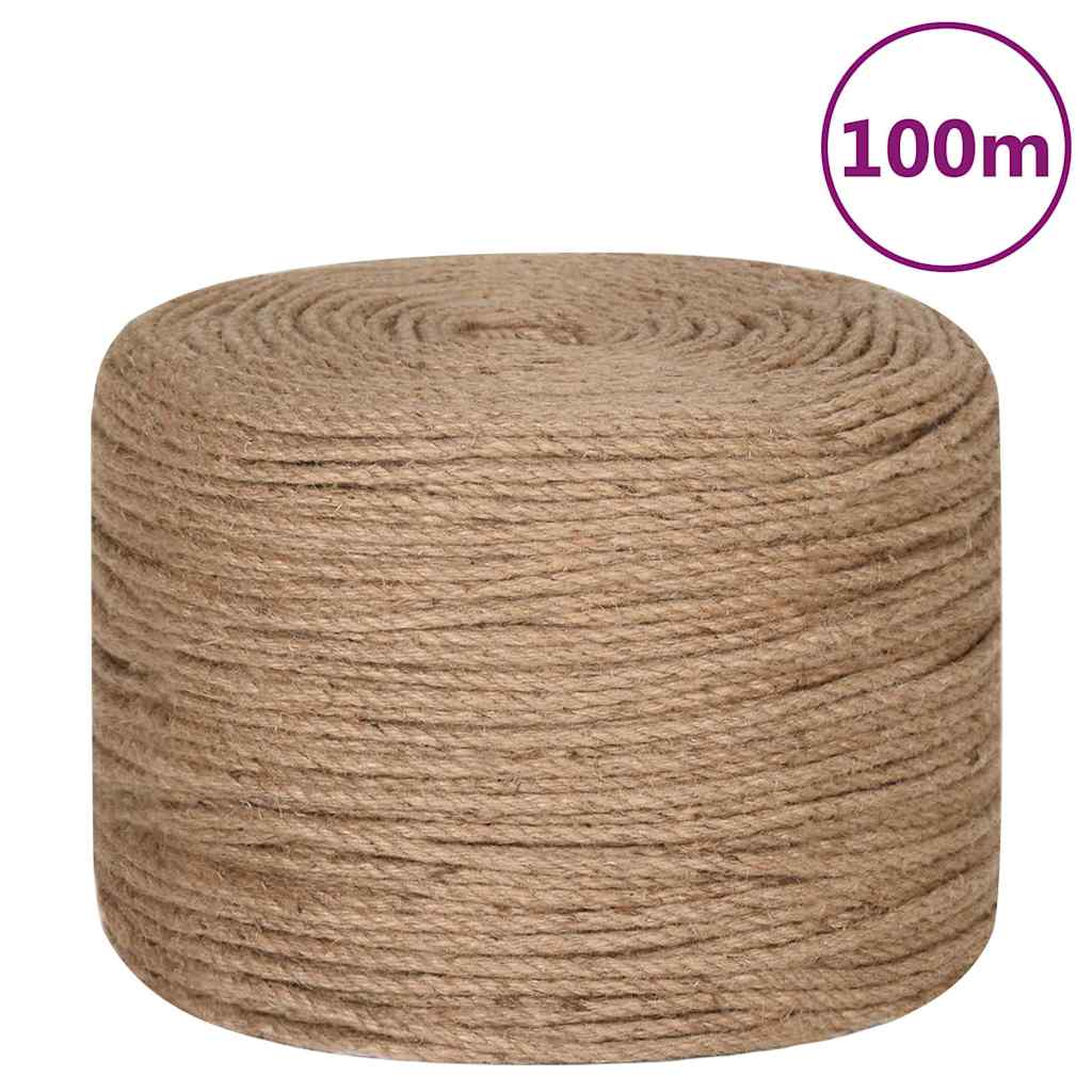 Jutetau 100 m lang 4 mm tykk