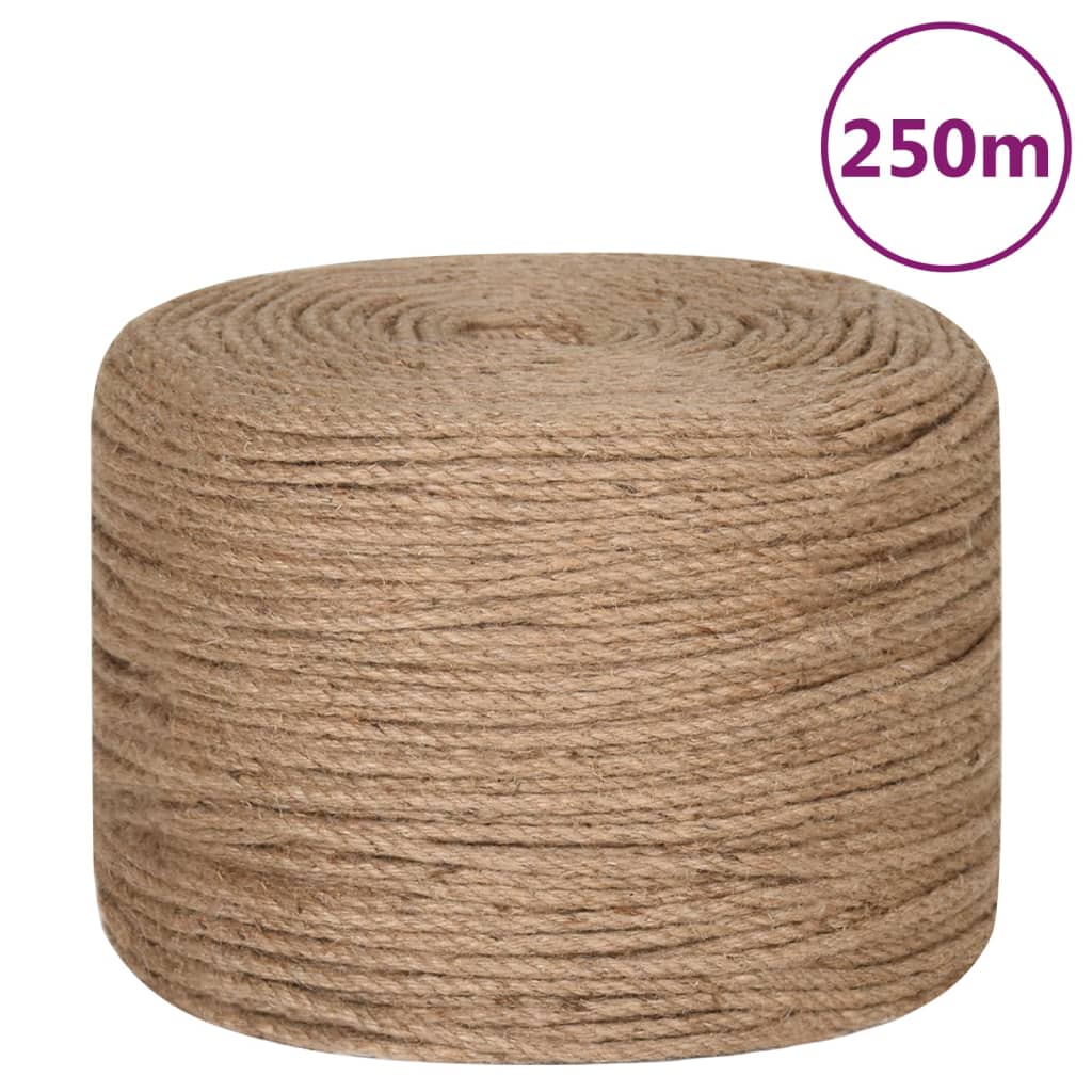 Jutetau 250 m lang 6 mm tykk