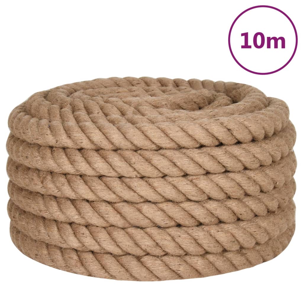 Jutetau 10 m lang 40 mm tykk