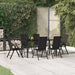 Hagespisegruppe 7 deler svart polyrotting