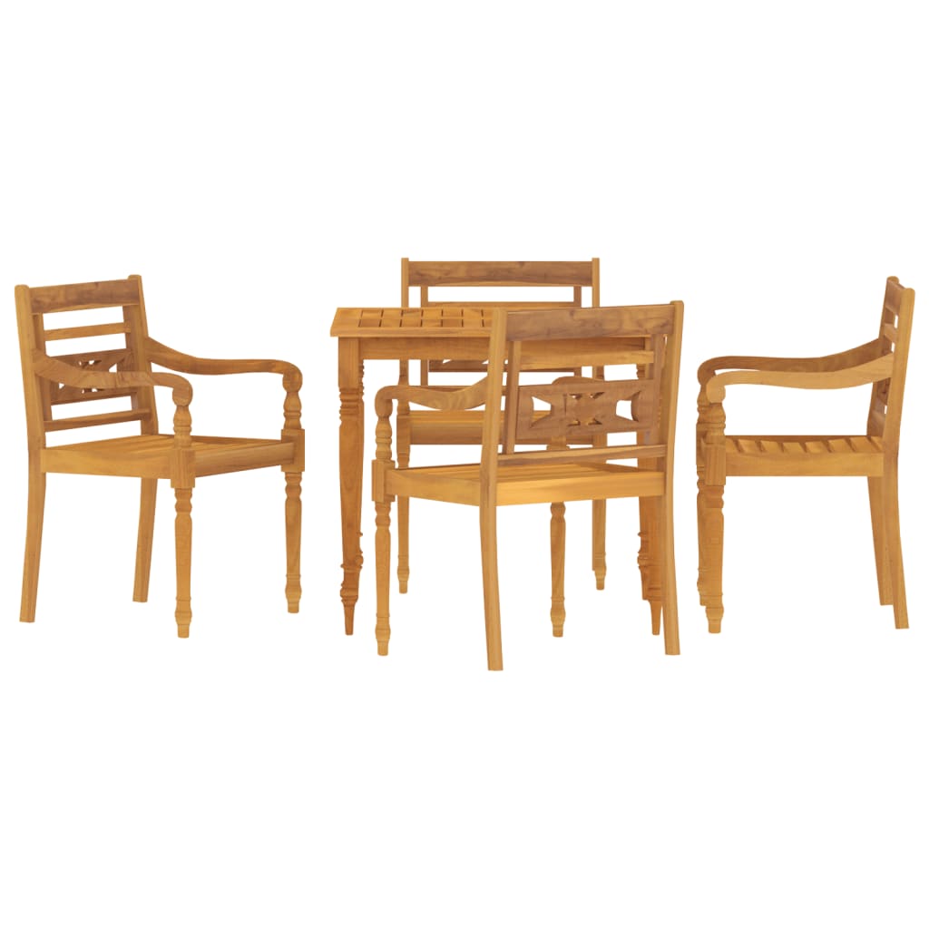 Hagespisegruppe 5 deler heltre teak