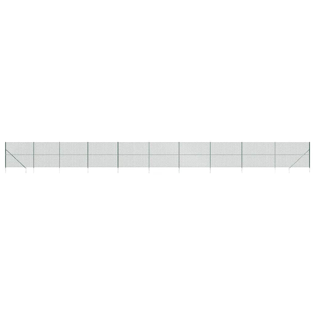 Nettinggjerde med stolpespyd 1,6x25 m grønn