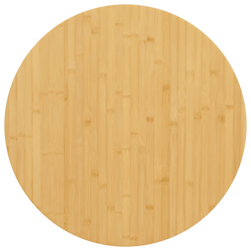 Bordplate Ø60x4 cm bambus