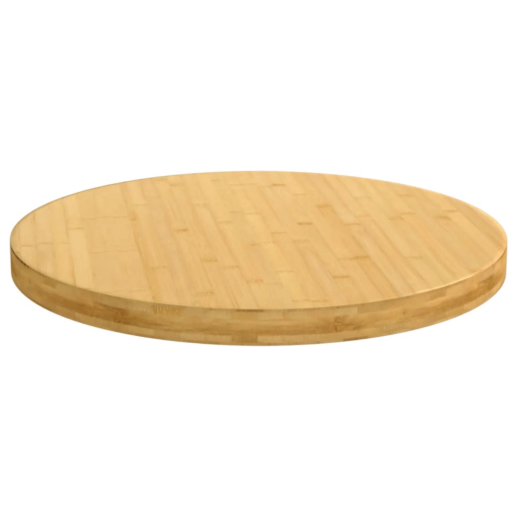 Bordplate Ø60x4 cm bambus