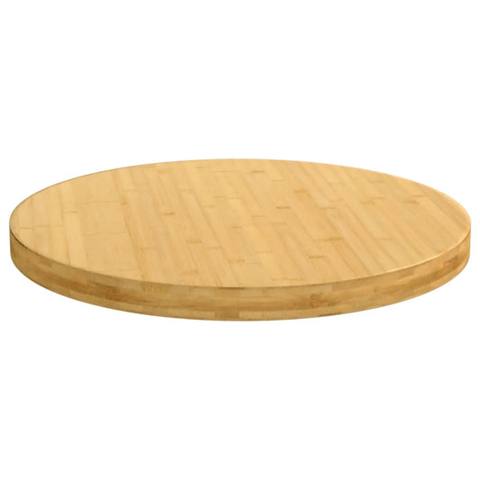 Bordplate Ø60x4 cm bambus
