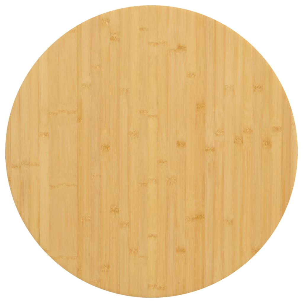 Bordplate Ø70x4 cm bambus