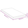 Vegghylle 40x20x1,5 cm bambus