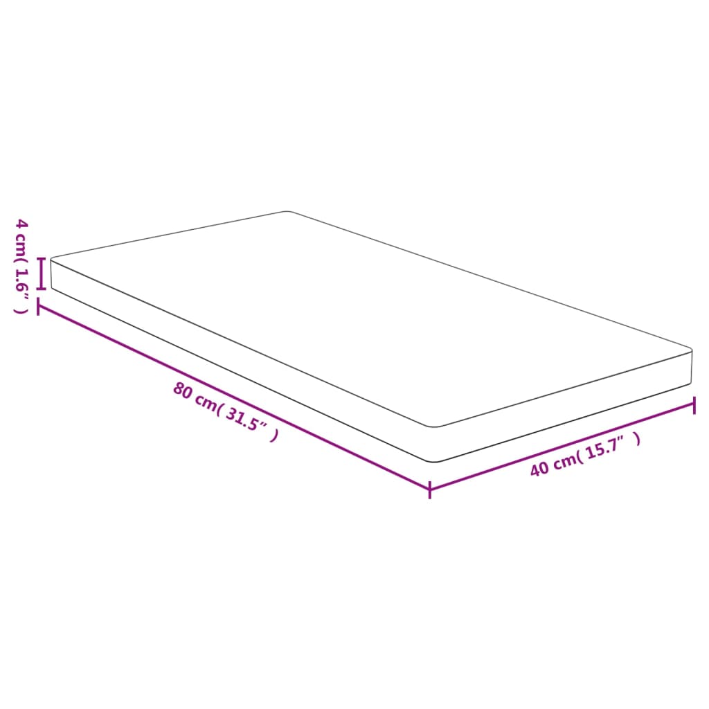 Skjærebrett 80x40x4 cm bambus