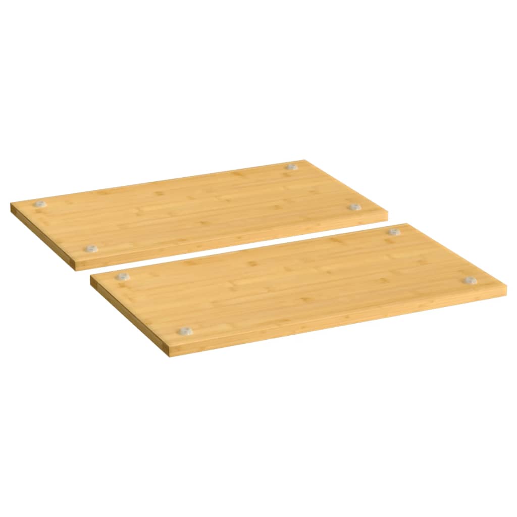 Komfyrdeksler 2 stk 50x28x1,5 cm bambus