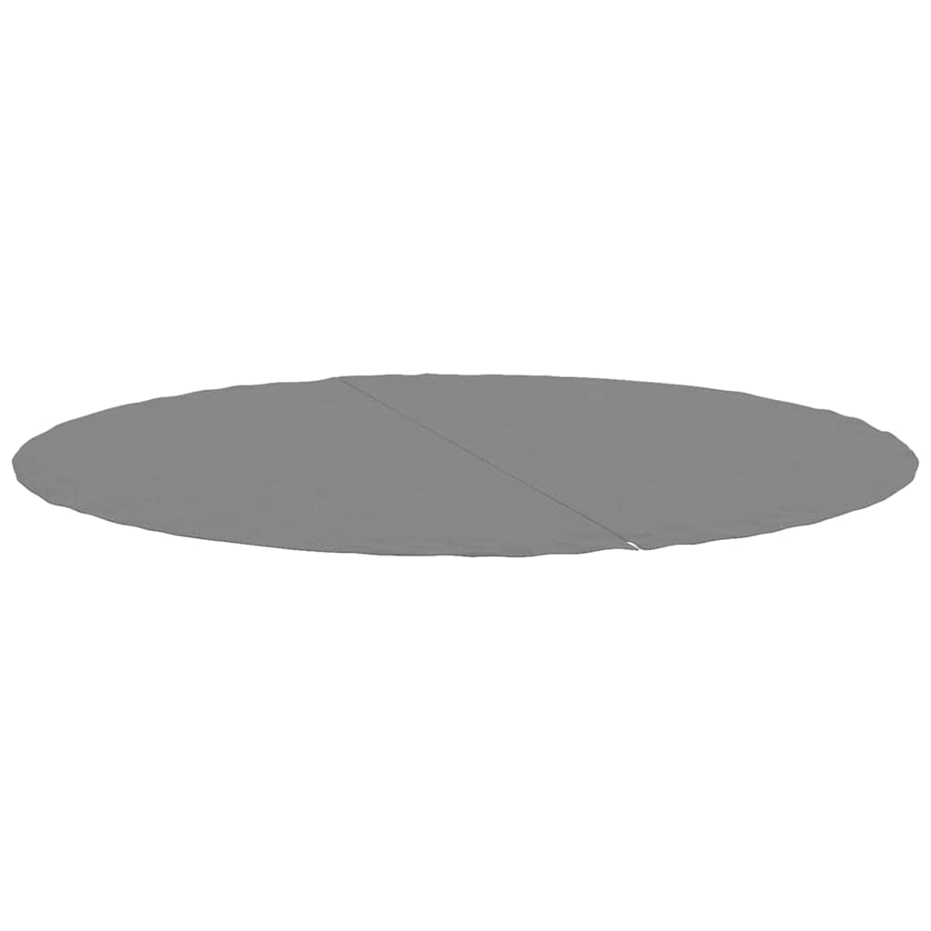 Bassengduk lysegrå Ø244 cm polyester geotekstil