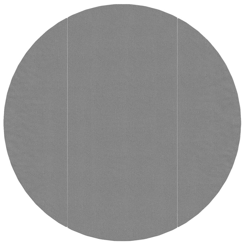 Bassengduk lysegrå Ø366 cm polyester geotekstil