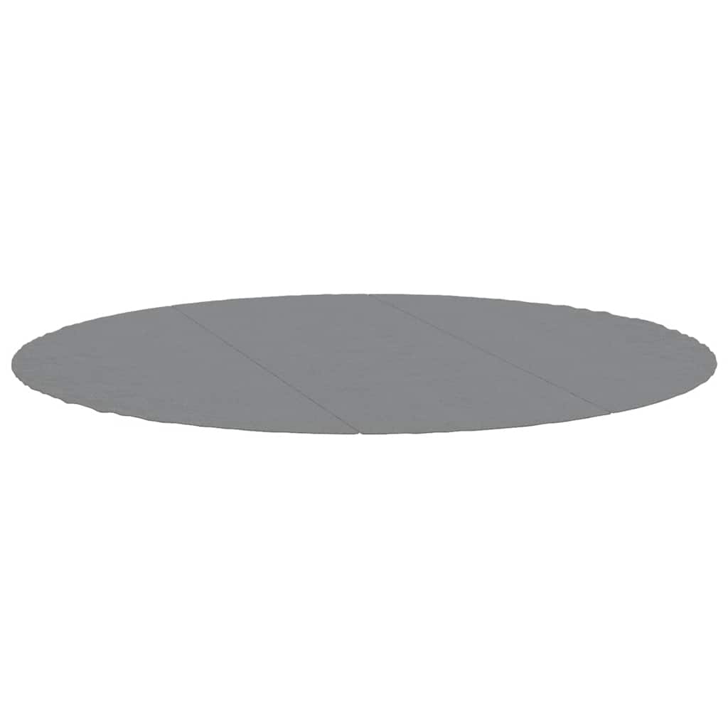Bassengduk lysegrå Ø396 cm polyester geotekstil