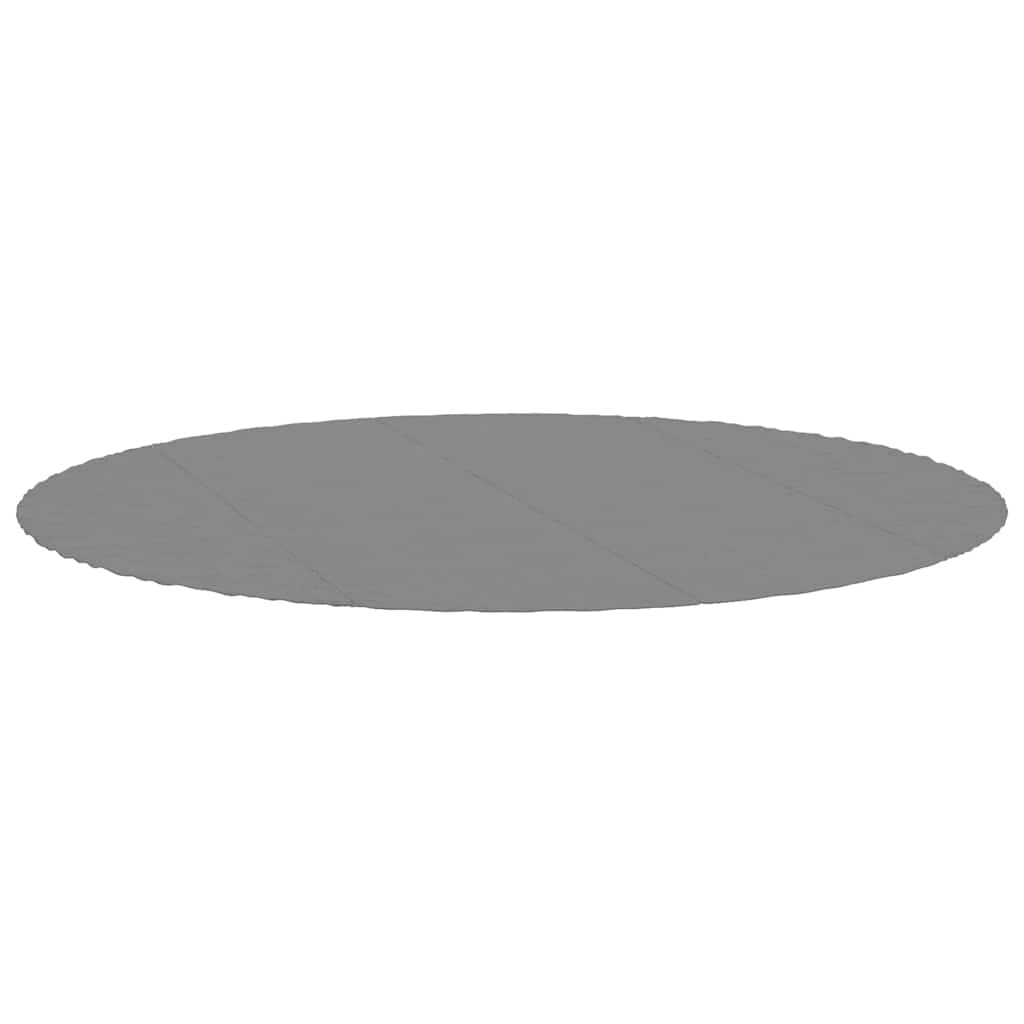 Bassengduk lysegrå Ø458 cm polyester geotekstil