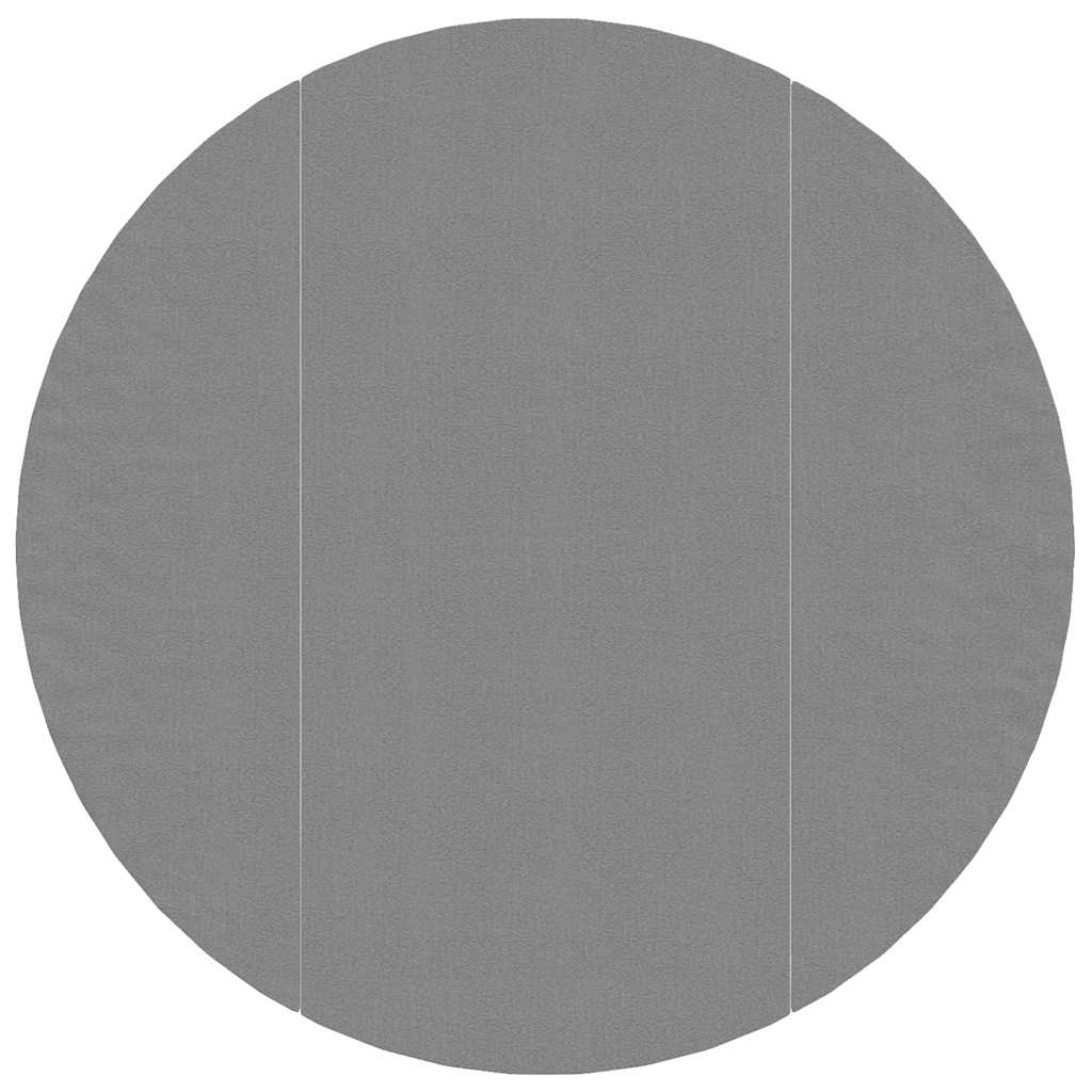 Bassengduk lysegrå Ø306 cm polyester geotekstil