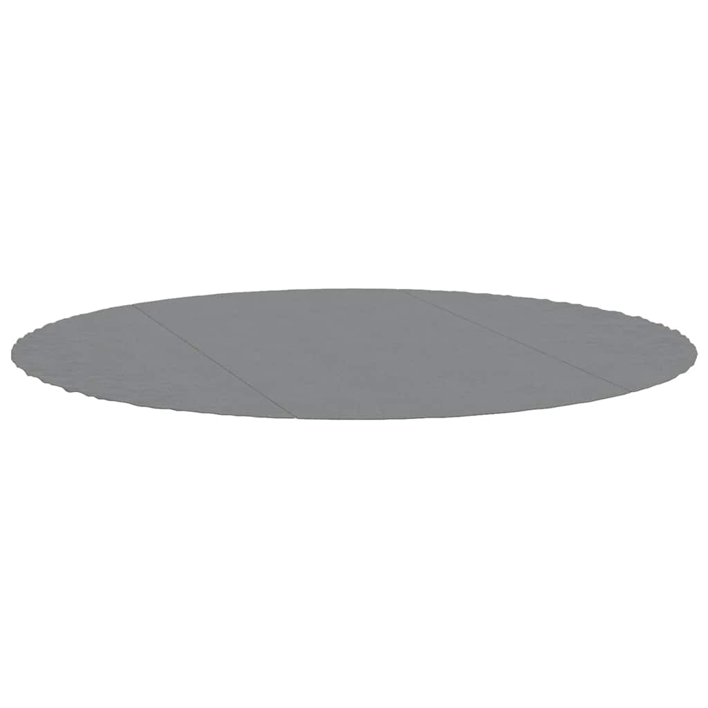 Bassengduk lysegrå Ø366 cm polyester geotekstil