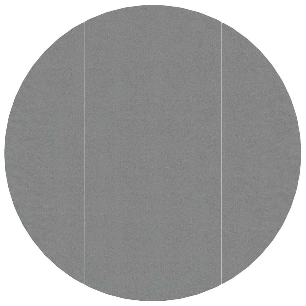 Bassengduk lysegrå Ø366 cm polyester geotekstil