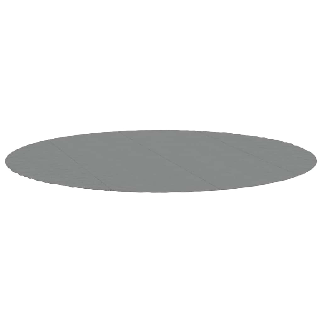 Bassengduk lysegrå Ø458 cm polyester geotekstil