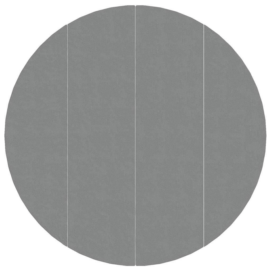 Bassengduk lysegrå Ø500 cm polyester geotekstil