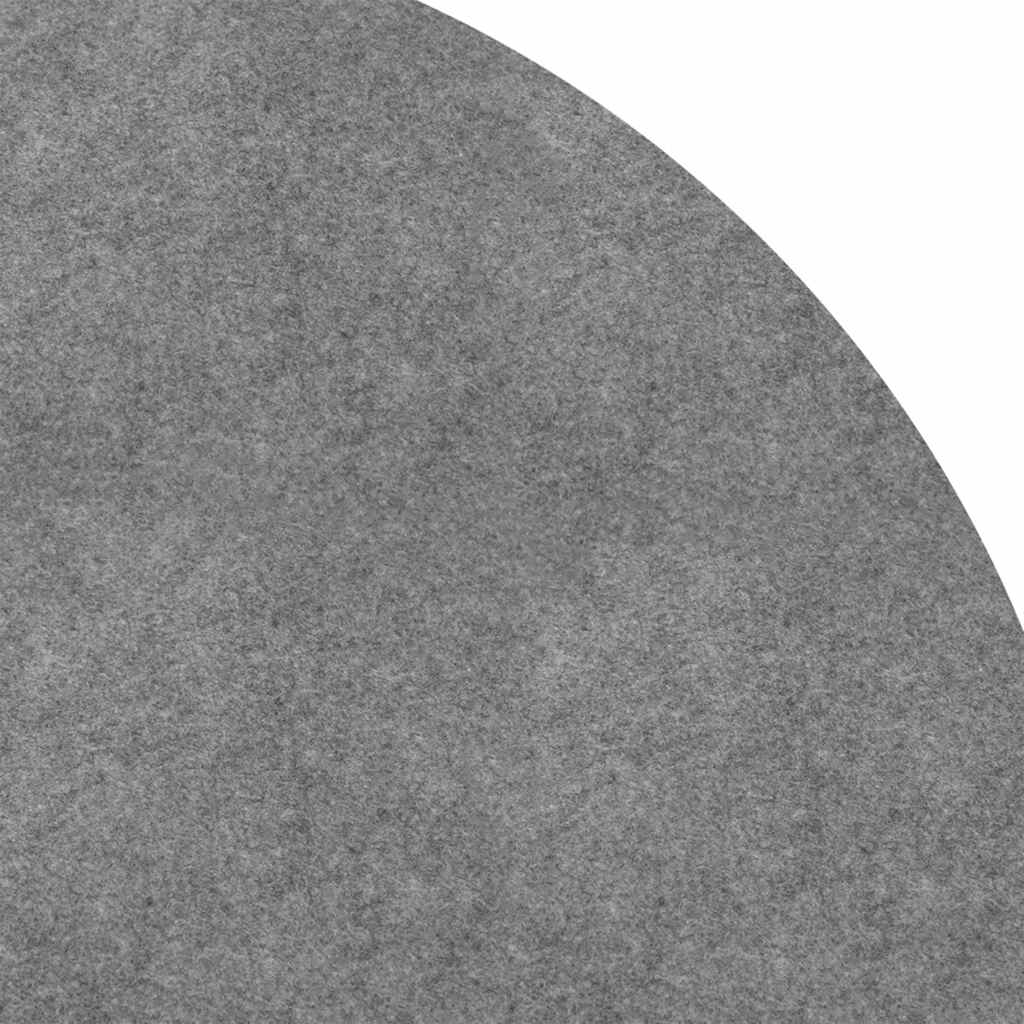 Bassengduk lysegrå Ø500 cm polyester geotekstil
