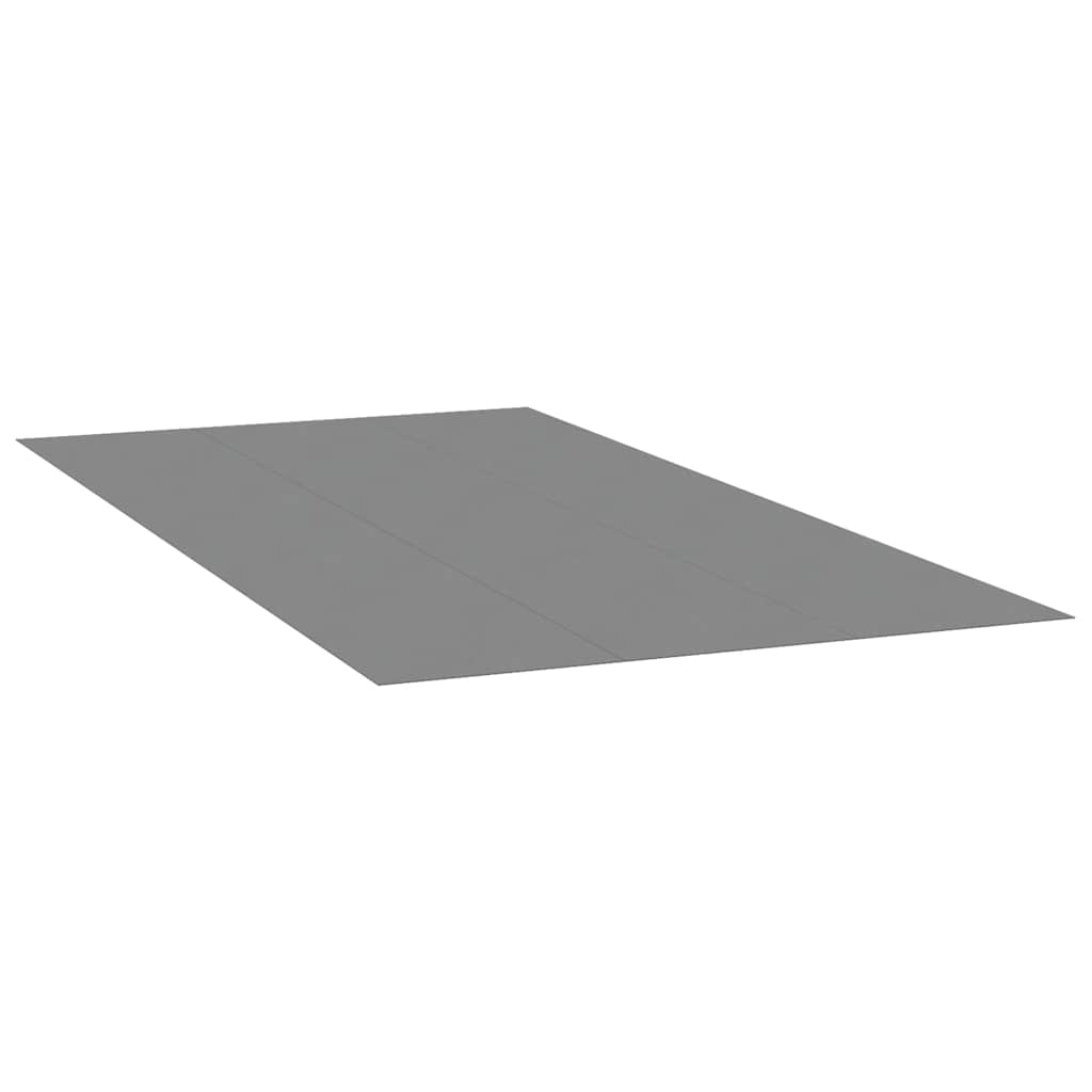 Bassengduk lysegrå 640x321 cm polyester geotekstil