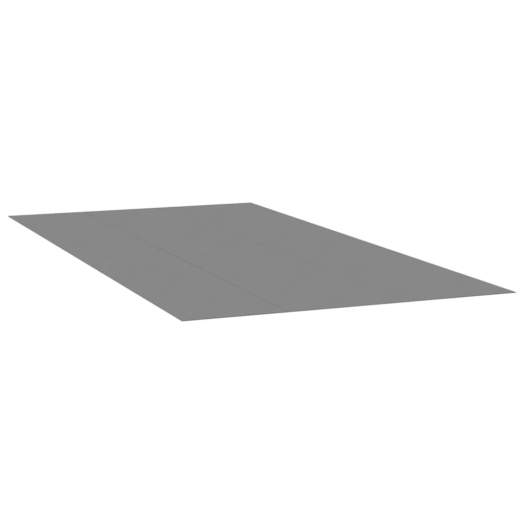 Bassengduk lysegrå 750x370 cm polyester geotekstil