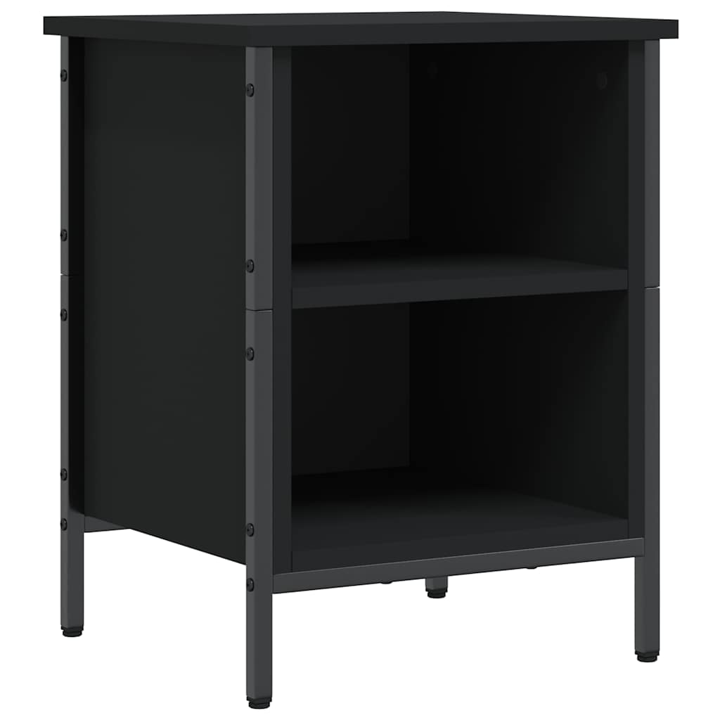 Skohylle svart 38x35x50 cm konstruert tre