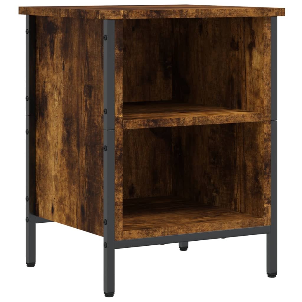 Skoskap røkt eik 38x35x50 cm konstruert tre