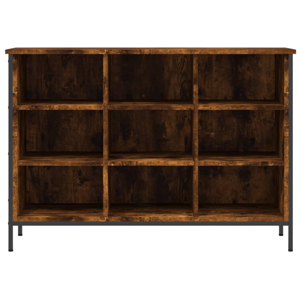 Skoskap røkt eik 100x35x70 cm konstruert tre
