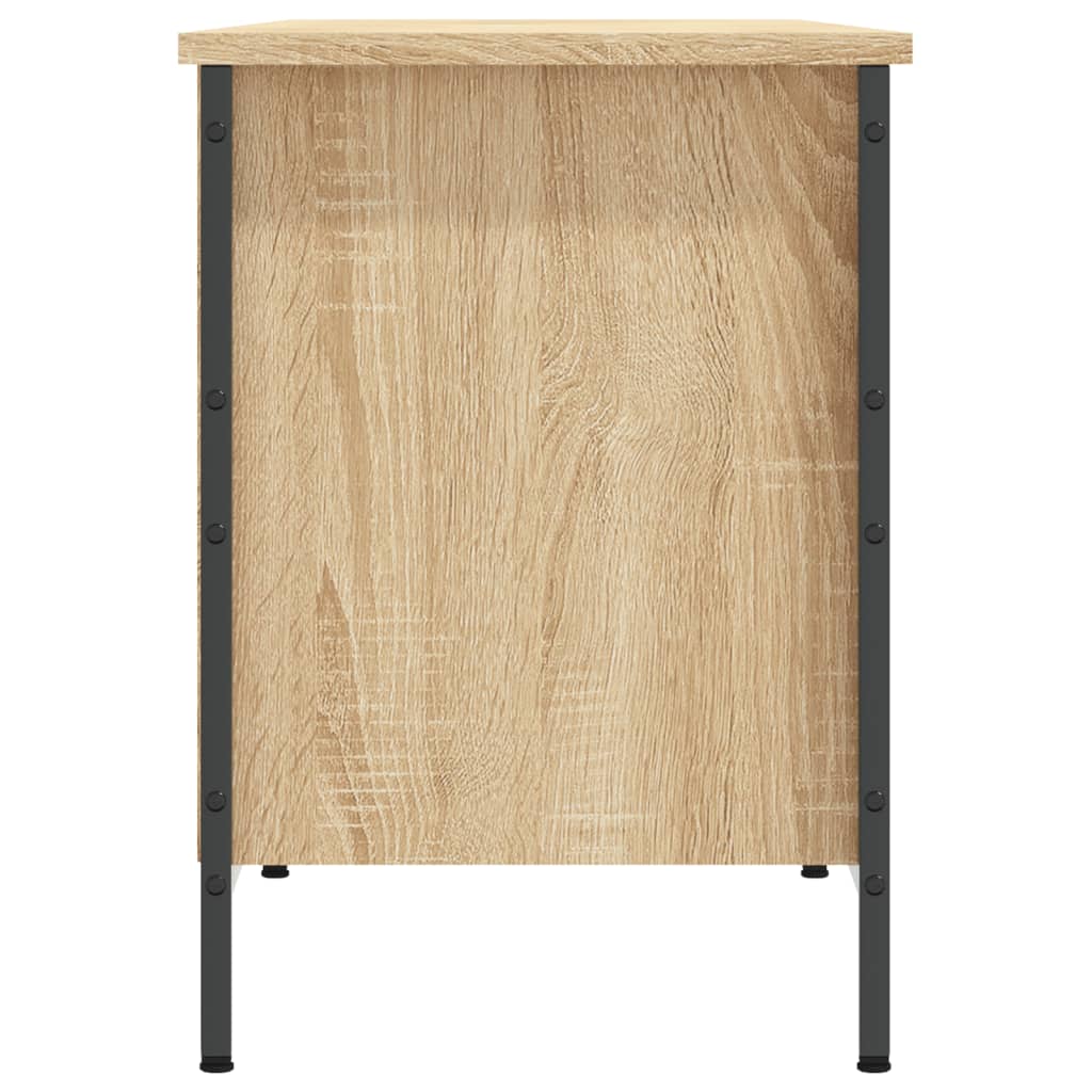 Skoskap sonoma eik 131x35x50 cm konstruert tre